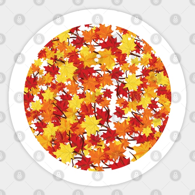 Hello autumn - fall autumn - Goodbye summer Sticker by OrionBlue